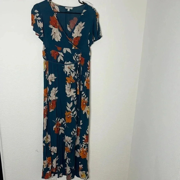 Patrons of Peace | 100% Rayon Floral Dress | Sz M - Picture 1 of 7
